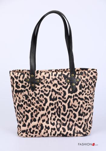 Sac en Cuir Véritable Imprimé animalier - ph 1
