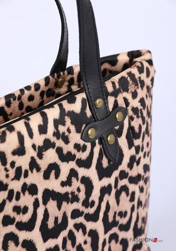 Sac en Cuir Véritable Imprimé animalier - ph 4