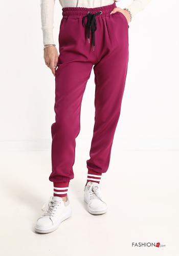 Pantalone sportivo con tasche con fiocco - ph 1