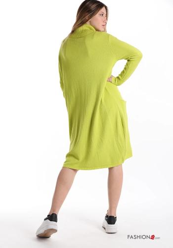 Vestido  de cuello alto con bolsillos - ph 2