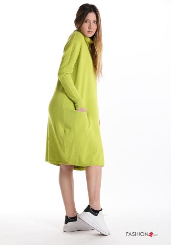 Vestido  de cuello alto con bolsillos - ph 3
