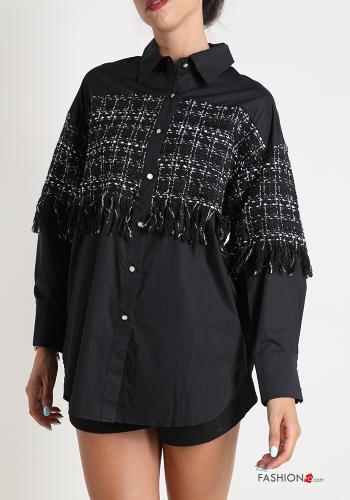 Hemd  mit Fransen Tartan-Muster - ph 1