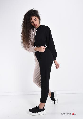 Traje de Algodón  con bolsillos con capucha - ph 3