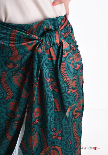 Falda tulipán midi Estampado jacquard - ph 4