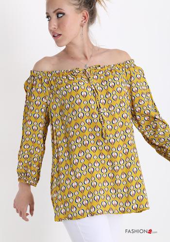 Blusa Estampado Geométrico con moño - ph 1
