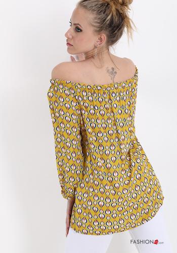 Blusa Estampado Geométrico con moño - ph 2