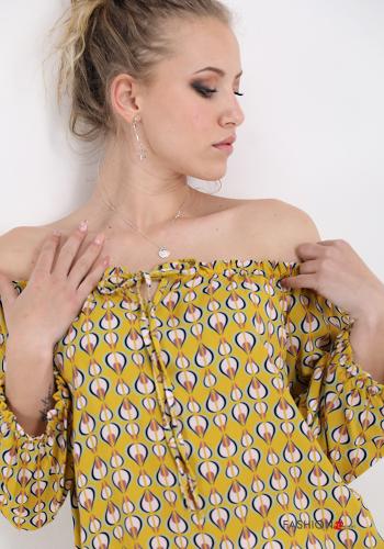 Blusa Estampado Geométrico con moño - ph 4