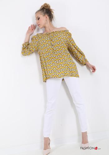 Blusa Estampado Geométrico con moño - ph 5