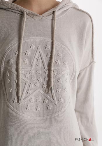 Felpa in Cotone con cappuccio - ph 4