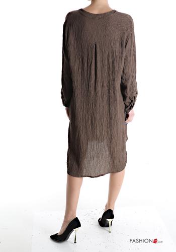 Vestido de camisa com bolsos - ph 2