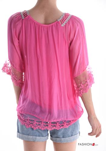 Blusa in Seta pizzo - ph 2