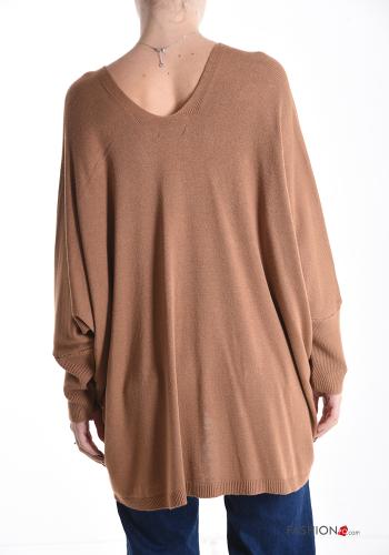 Pull oversize à col en V - ph 2