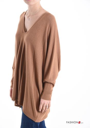 Pull oversize à col en V - ph 3