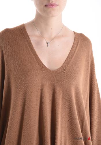 Pull oversize à col en V - ph 4