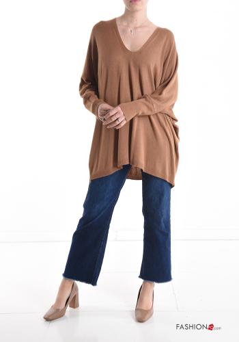 Pull oversize à col en V - ph 5