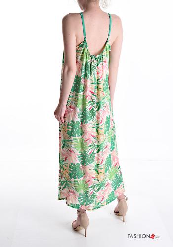 Vestido sin mangas largo Estampado Floral - ph 2