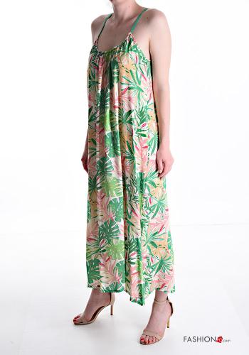 Vestido sin mangas largo Estampado Floral - ph 3