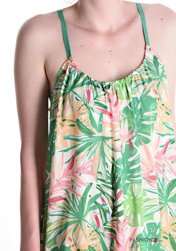 Vestido sin mangas largo Estampado Floral - ph 4