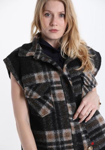 Waistcoat in Wool Mix  with pockets Tartan pattern - ph 4