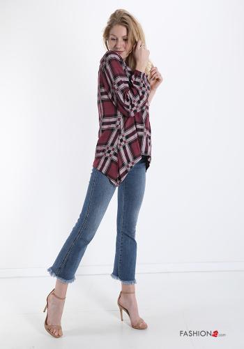 Tartan-Muster Bluse - ph 5
