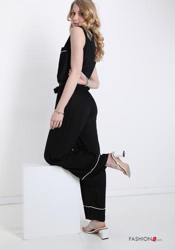 Jumpsuit with belt with pockets with buttons - ph 2