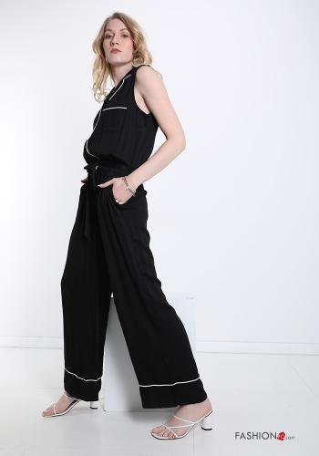 Jumpsuit with belt with pockets with buttons - ph 3