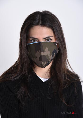 Mascherina in Cotone Fantasia camouflage - ph 1