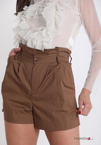 Pantaloncino Short in Cotone  con tasche - ph 4