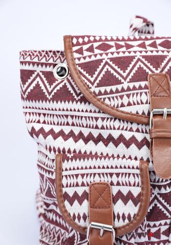 Geometric pattern Backpack with pockets - ph 4