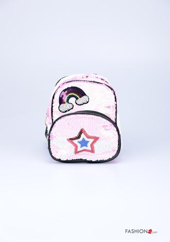 Zaino  con paillettes con zip - ph 1