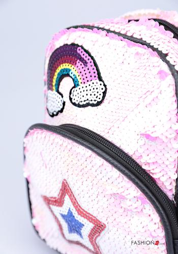 Zaino  con paillettes con zip - ph 4