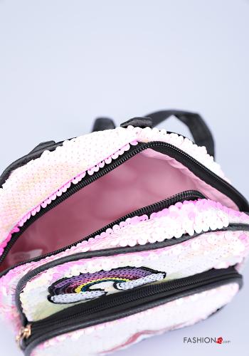 Zaino  con paillettes con zip - ph 5