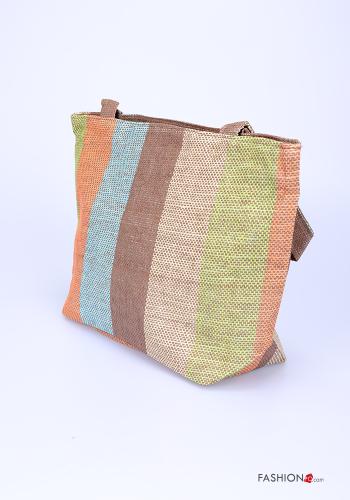 Borsa  con zip mare Fantasia righe - ph 2