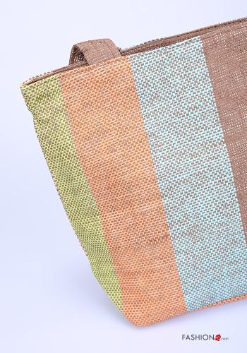 Borsa  con zip mare Fantasia righe - ph 3