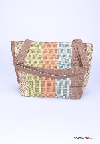 Borsa  con zip mare Fantasia righe - ph 4