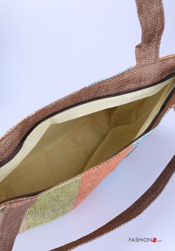 Borsa  con zip mare Fantasia righe - ph 5