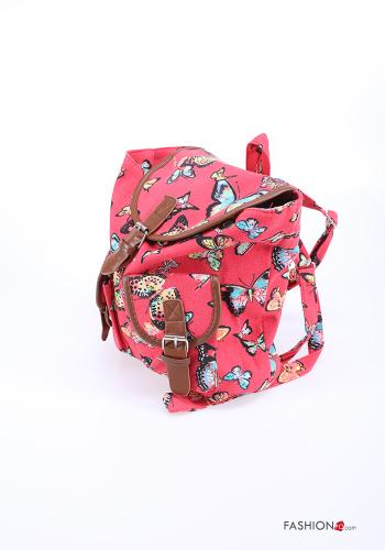 Tiere Muster Rucksack mit Taschen - ph 2
