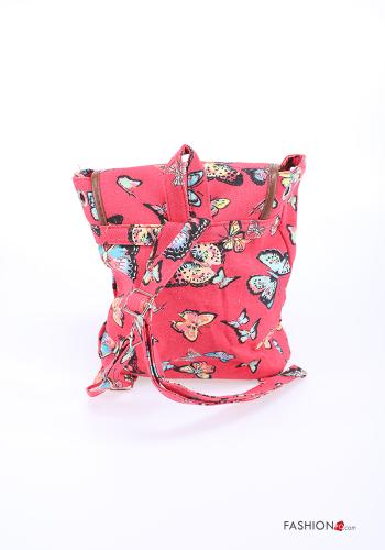 Tiere Muster Rucksack mit Taschen - ph 3