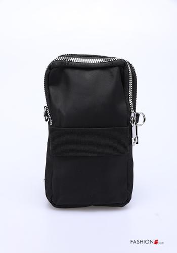 Patterned Card Case with zip with shoulder strap - ph 3