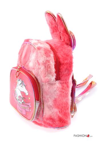 Zaino pelliccia sintetica con zip - ph 2