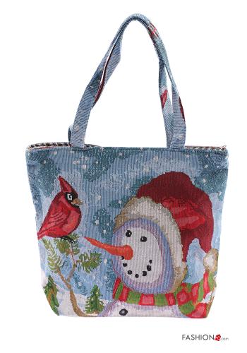 Borsa Fantasia natalizia con zip - ph 1