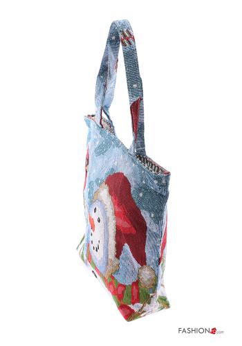 Borsa Fantasia natalizia con zip - ph 2