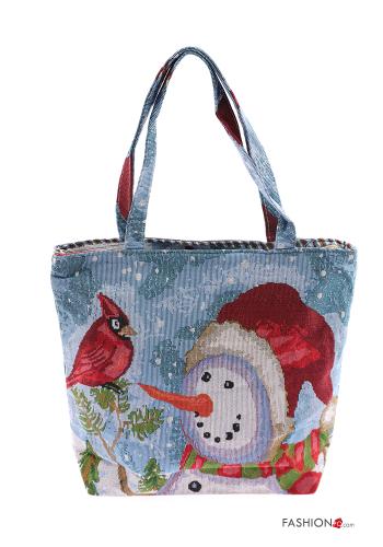 Borsa Fantasia natalizia con zip - ph 3