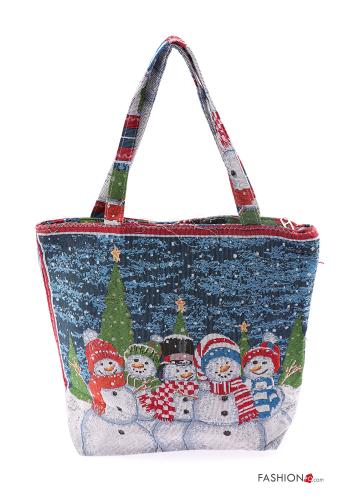 Borsa Fantasia natalizia con zip - ph 1
