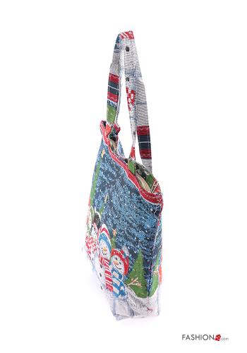 Borsa Fantasia natalizia con zip - ph 2