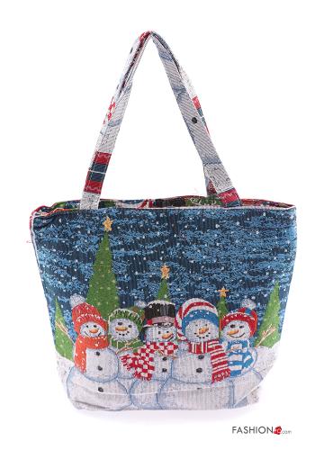 Borsa Fantasia natalizia con zip - ph 3