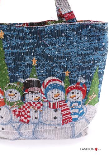 Borsa Fantasia natalizia con zip - ph 4
