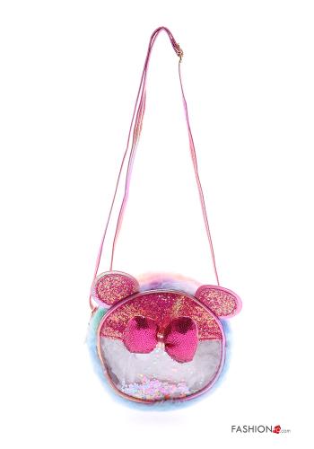 Bag with sequins with shoulder strap with zip - ph 1
