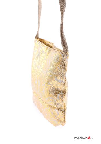 Bolso de Lino Diseño impreso con cremallera con bandolera - ph 2