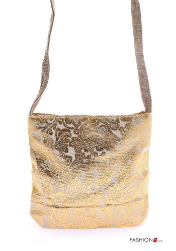 Bolso de Lino Diseño impreso con cremallera con bandolera - ph 3